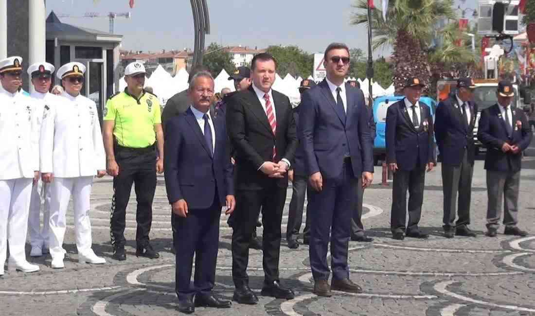 Atatürk Anıtı’nda Tören Düzenlendi1 Temmuz Denizcilik ve Kabotaj Bayramı, Silivri’de