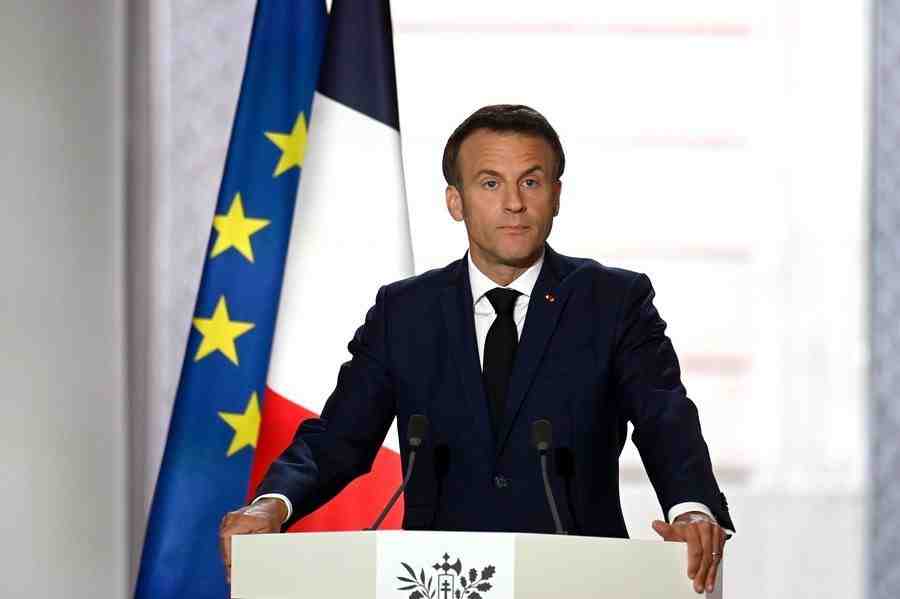 Fransa Cumhurbaşkanı Emmanuel Macron, ABD’nin Avrupa Birliği (AB) ihracatına uyguladığı