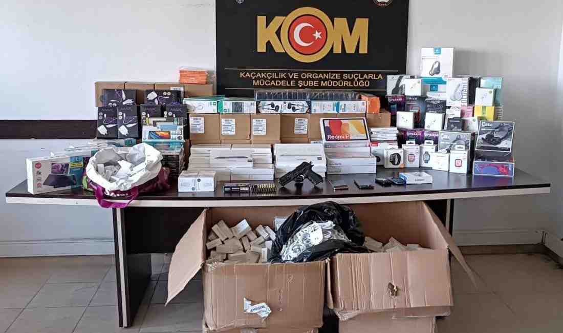Kaçak Cihazlar Kargo Yoluyla Getirilmiş Mersin’in Tarsus ilçesinde, gümrük kaçağı