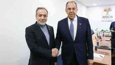 Rusya Dışişleri Bakanı Sergey Lavrov ile İran Dışişleri Bakanı Abbas
