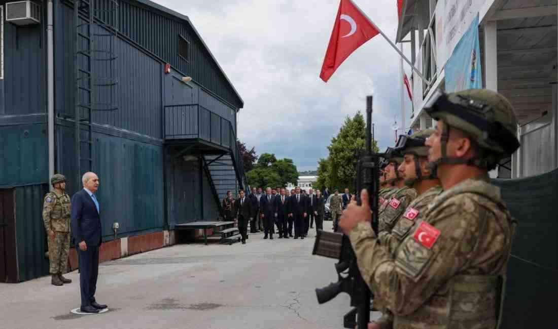 Saraybosna’da Mehmetçik’e moral ziyaretiTBMM Başkanı Numan Kurtulmuş, Bosna Hersek’in başkenti