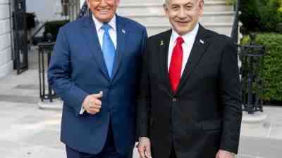İsrail Başbakanı Binyamin Netanyahu ile ABD Başkanı Donald Trump, Gazze’de