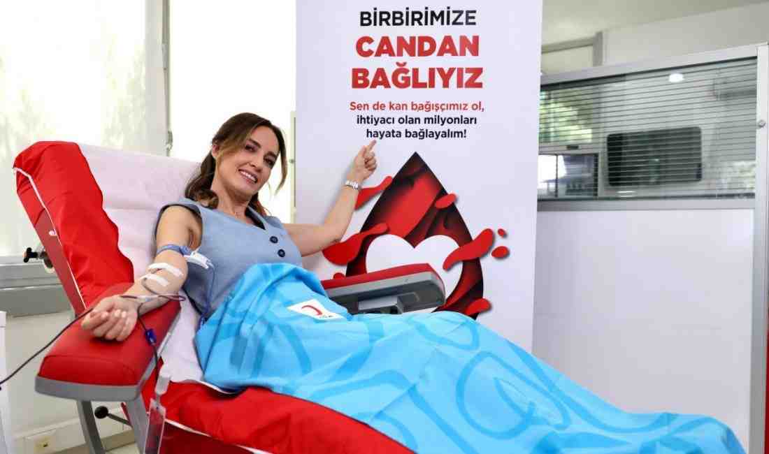 Türk Kızılay’ın yaz aylarında azalan kan stoklarına dikkat çekmek amacıyla