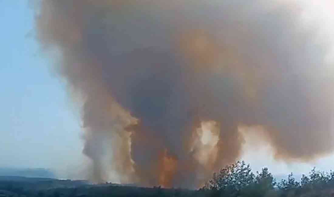 Adana’nın İmamoğlu ilçesinde dün öğleden sonra başlayan orman yangını, gece