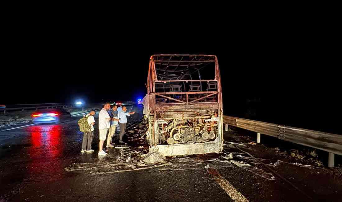Ankara’nın Kızılcahamam ilçesinde, Hatay’dan İstanbul’a gitmekte olan bir şehirlerarası yolcu