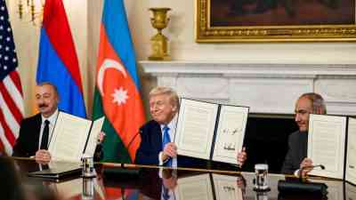 Azerbaycan Cumhurbaşkanı İlham Aliyev ile Ermenistan Başbakanı Nikol Paşinyan, ABD