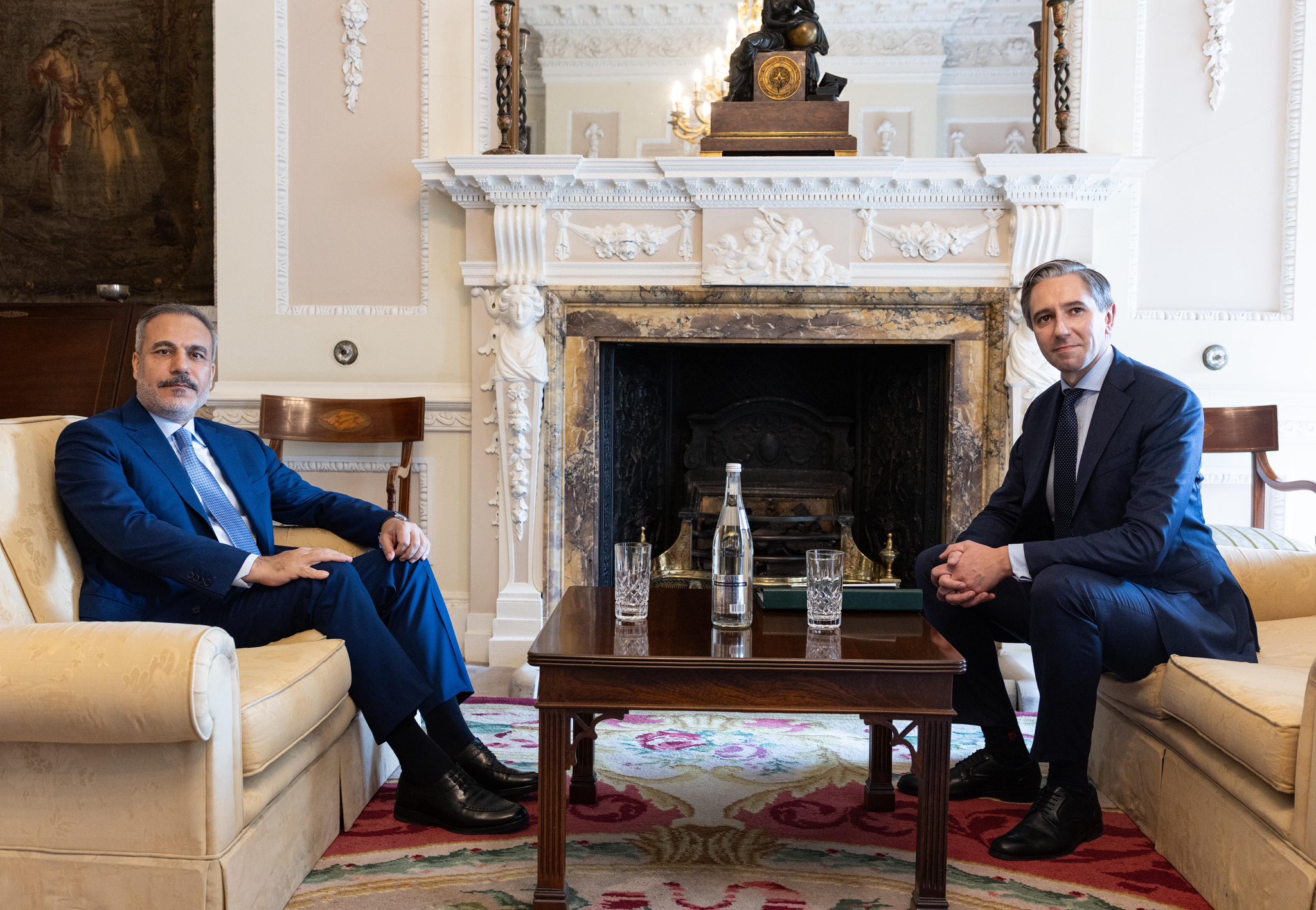 Dışişleri Bakanı Hakan Fidan, resmi ziyaret kapsamında bulunduğu İrlanda’nın başkenti
