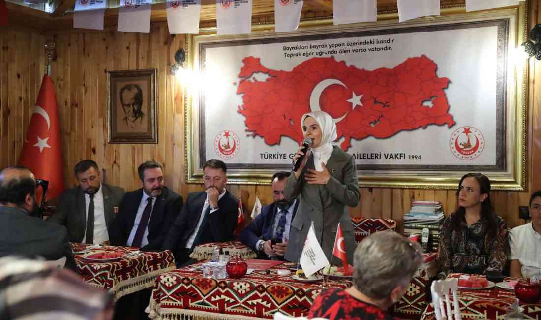 Aile ve Sosyal Hizmetler Bakanı Mahinur Özdemir Göktaş, Türkiye Gaziler