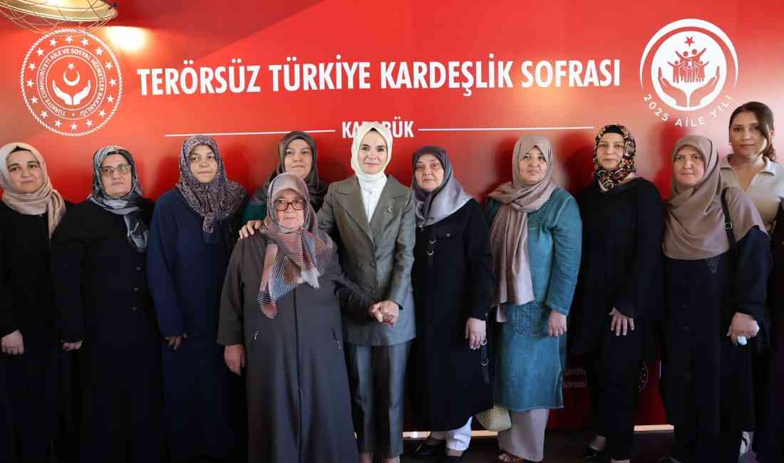 Aile ve Sosyal Hizmetler Bakanı Mahinur Özdemir Göktaş, ‘Terörsüz Türkiye