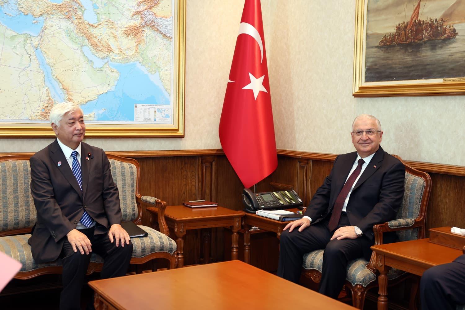 Milli Savunma Bakanı Yaşar Güler, Japonya Savunma Bakanı Gen Nakatani’yi,