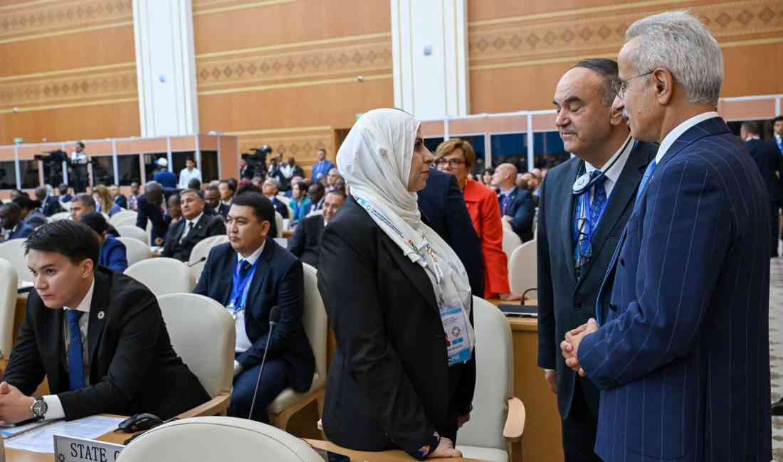Ulaştırma ve Altyapı Bakanı Abdulkadir Uraloğlu, Filistin’in Türkmenistan Büyükelçisi Rana