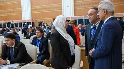Ulaştırma ve Altyapı Bakanı Abdulkadir Uraloğlu, Filistin’in Türkmenistan Büyükelçisi Rana