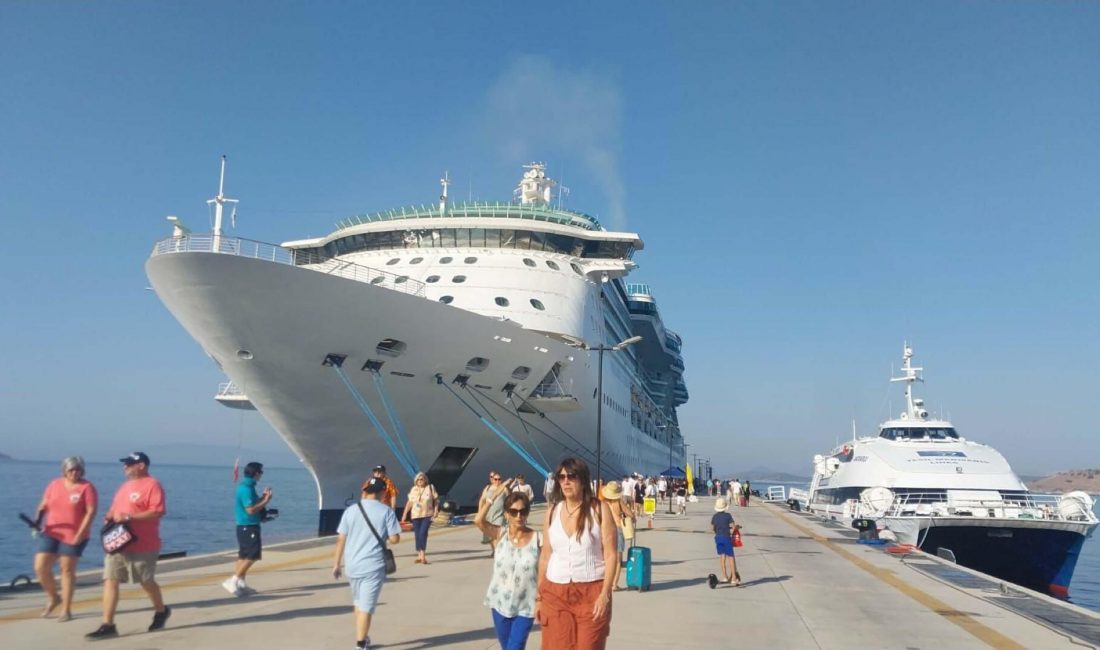 Bodrum, bu yılın ilk 7 ayında hava ve deniz yoluyla