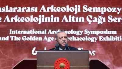 “Tarihi Eserleri Anadolu’ya Geri Kazandırıyoruz” Cumhurbaşkanı Recep Tayyip Erdoğan, Beştepe