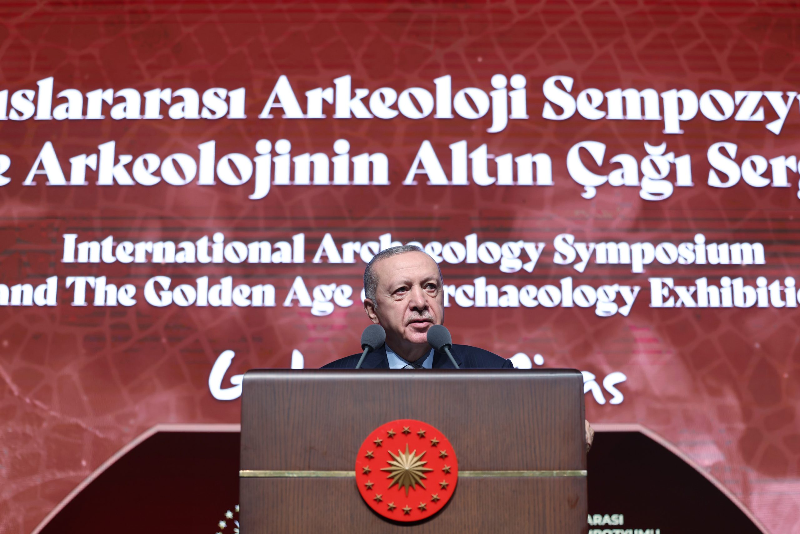 “Tarihi Eserleri Anadolu’ya Geri Kazandırıyoruz” Cumhurbaşkanı Recep Tayyip Erdoğan, Beştepe