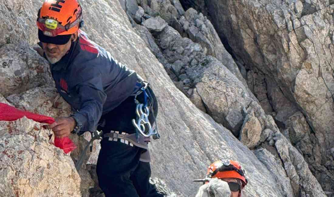 Antalya’nın Gündoğmuş ilçesinde, 2 bin 600 metre yükseklikteki dağlık bölgede