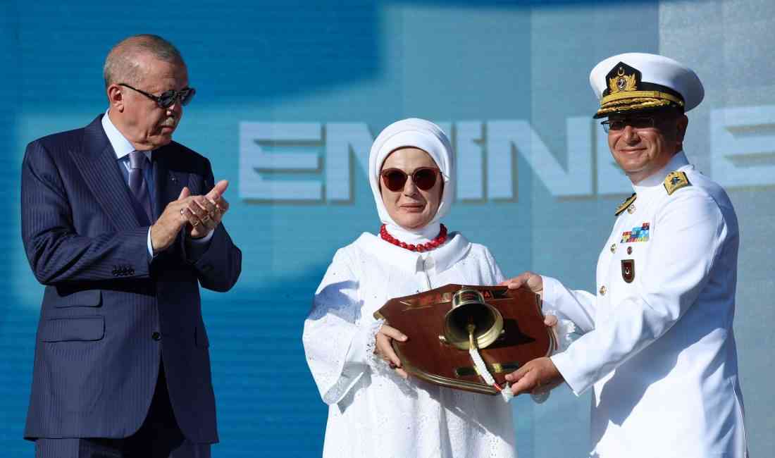 Cumhurbaşkanı Recep Tayyip Erdoğan’ın eşi Emine Erdoğan, TEKNOFEST Mavi Vatan’a