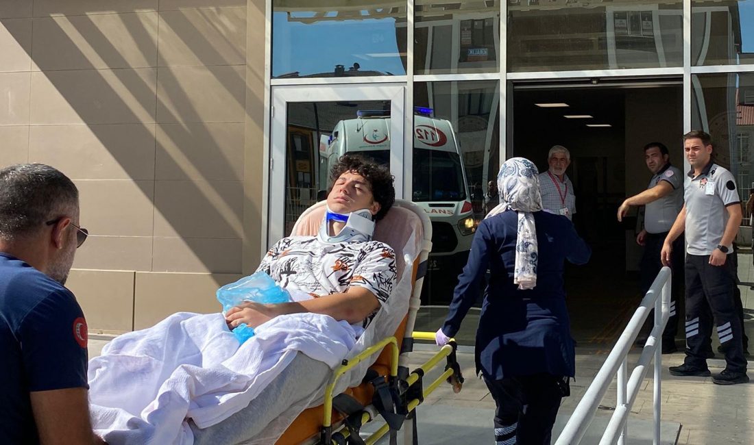 Erzincan’da meydana gelen kafa kafaya çarpışan iki otomobilin yol açtığı