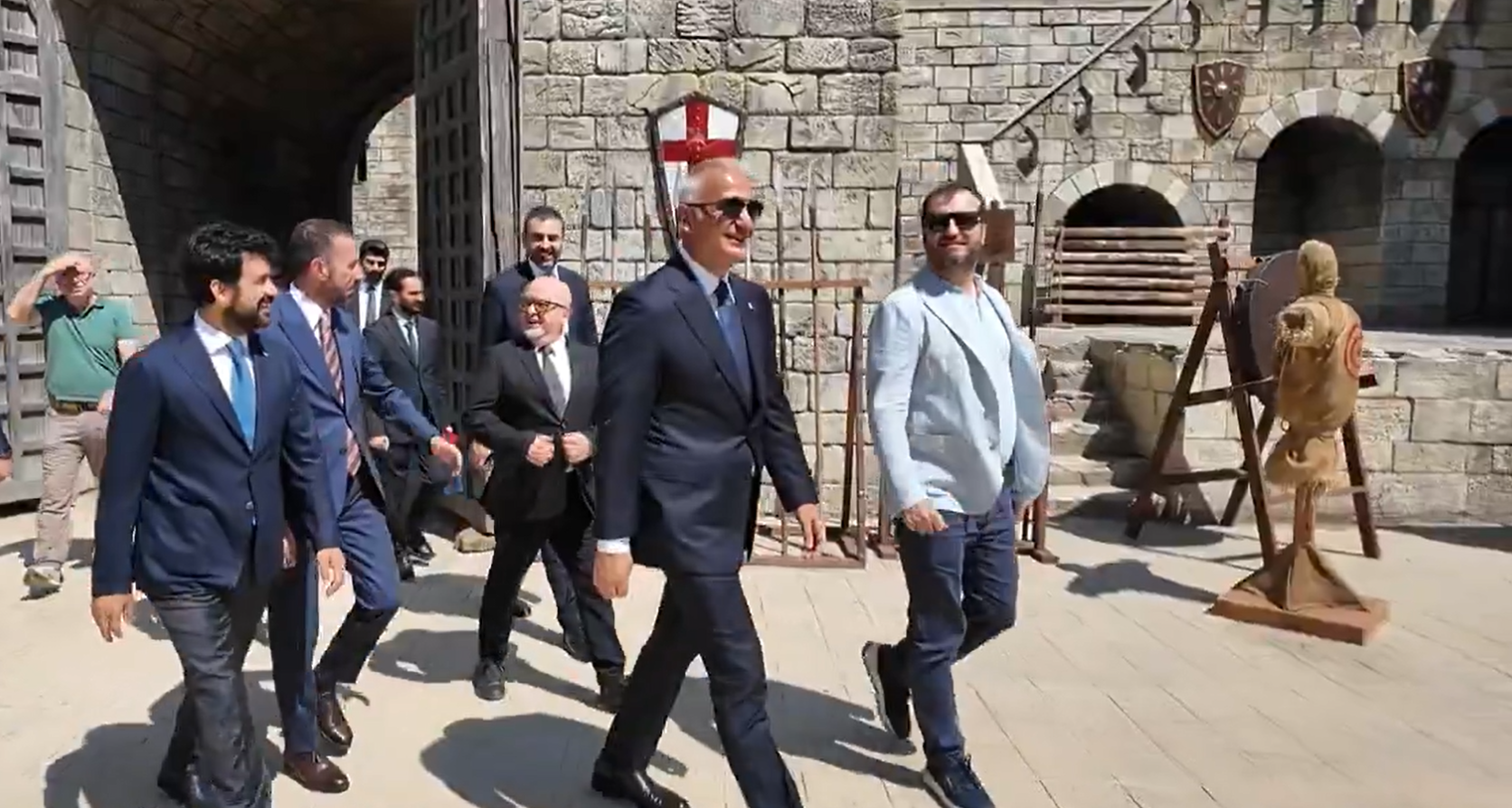 Kültür ve Turizm Bakanı Mehmet Nuri Ersoy, İstanbul Beykoz’daki film