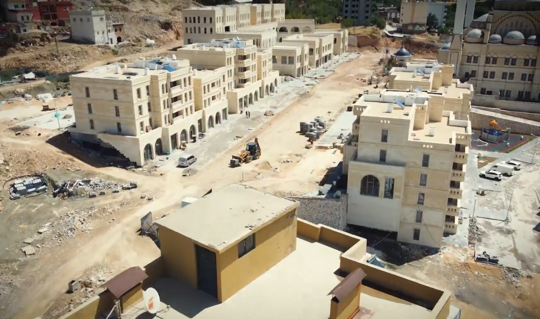 Mardin‘in Yeşilli ilçesi, kentsel dönüşüm projeleriyle göz alıcı bir değişim