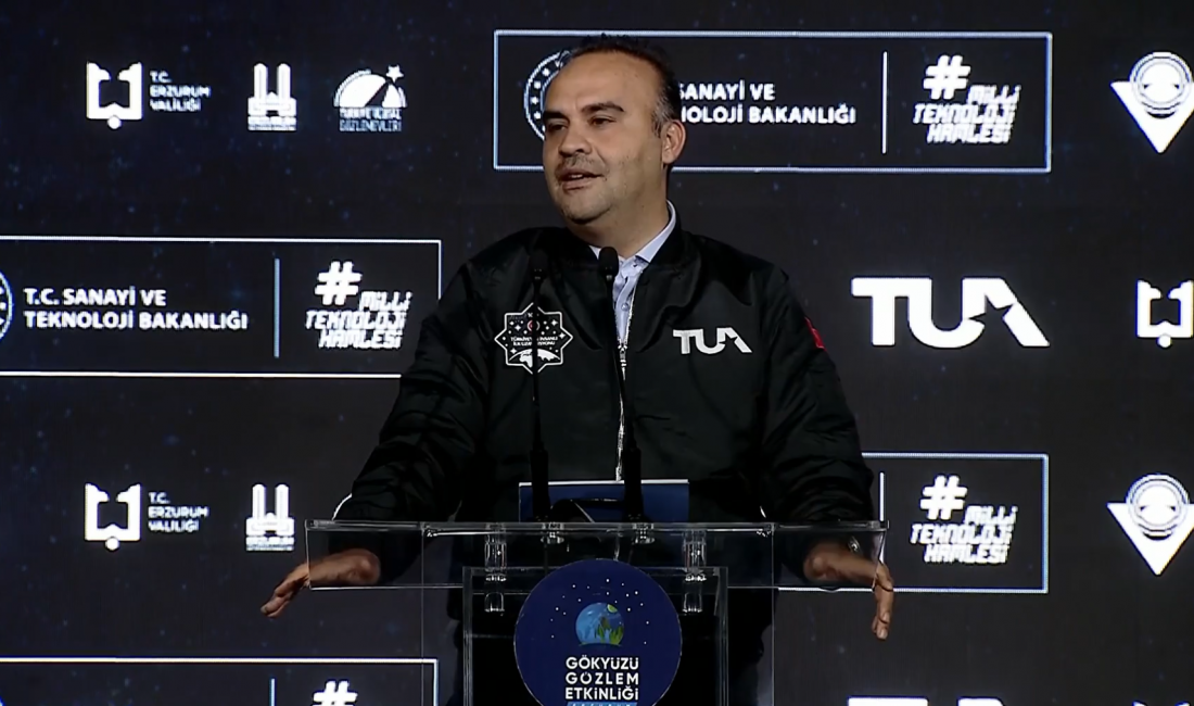 Sanayi ve Teknoloji Bakanı Mehmet Fatih Kacır, Türkiye’nin Milli Uzay
