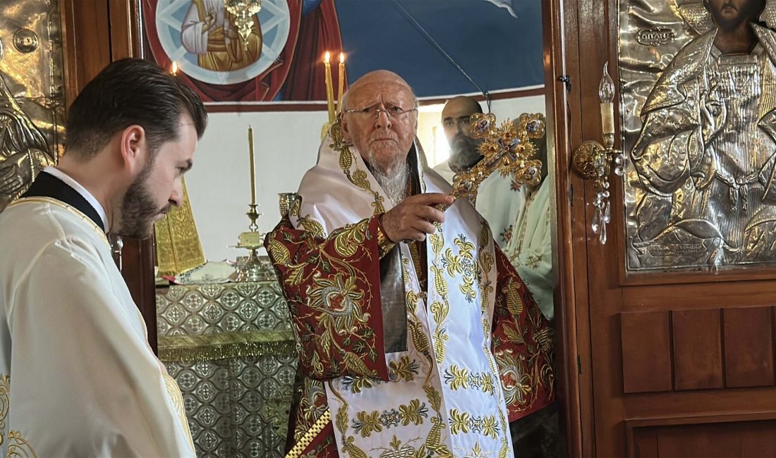 Çanakkale’nin Gökçeada ilçesinde, ‘Meryem Ana’nın Göğe Yükseliş Günü’ nedeniyle tarihi