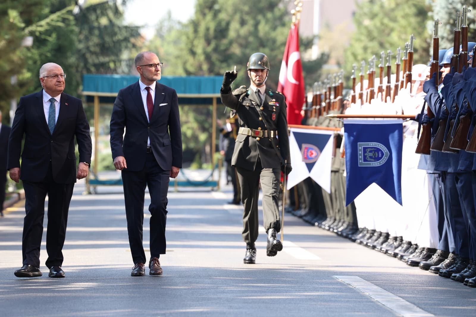 Milli Savunma Bakanı Yaşar Güler, Letonya Savunma Bakanı Andris Spruds
