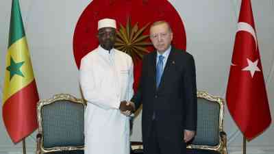 Cumhurbaşkanı Recep Tayyip Erdoğan, Senegal Başbakanı Ousmane Sonko’yu İstanbul Atatürk
