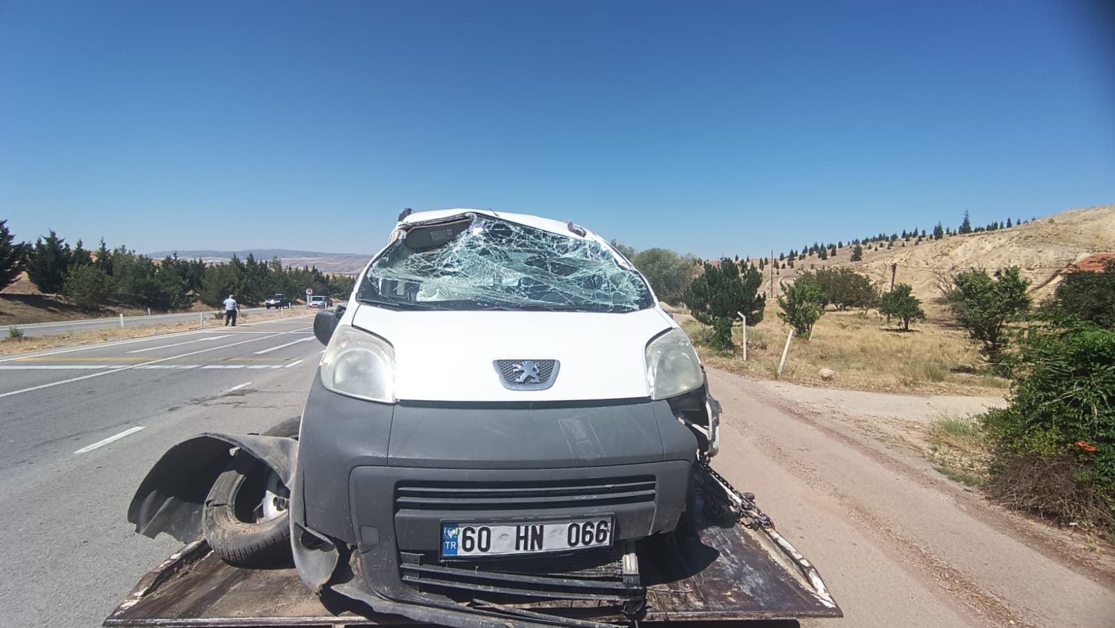 Kırıkkale-Kırşehir kara yolu üzerinde meydana gelen trafik kazasında 2’si çocuk
