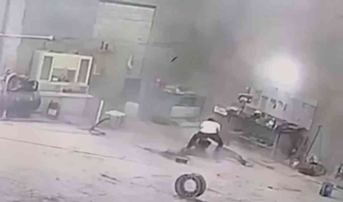 Iğdır’da bir iş yerinde yaşanan trajik olayda, hava basılan bir