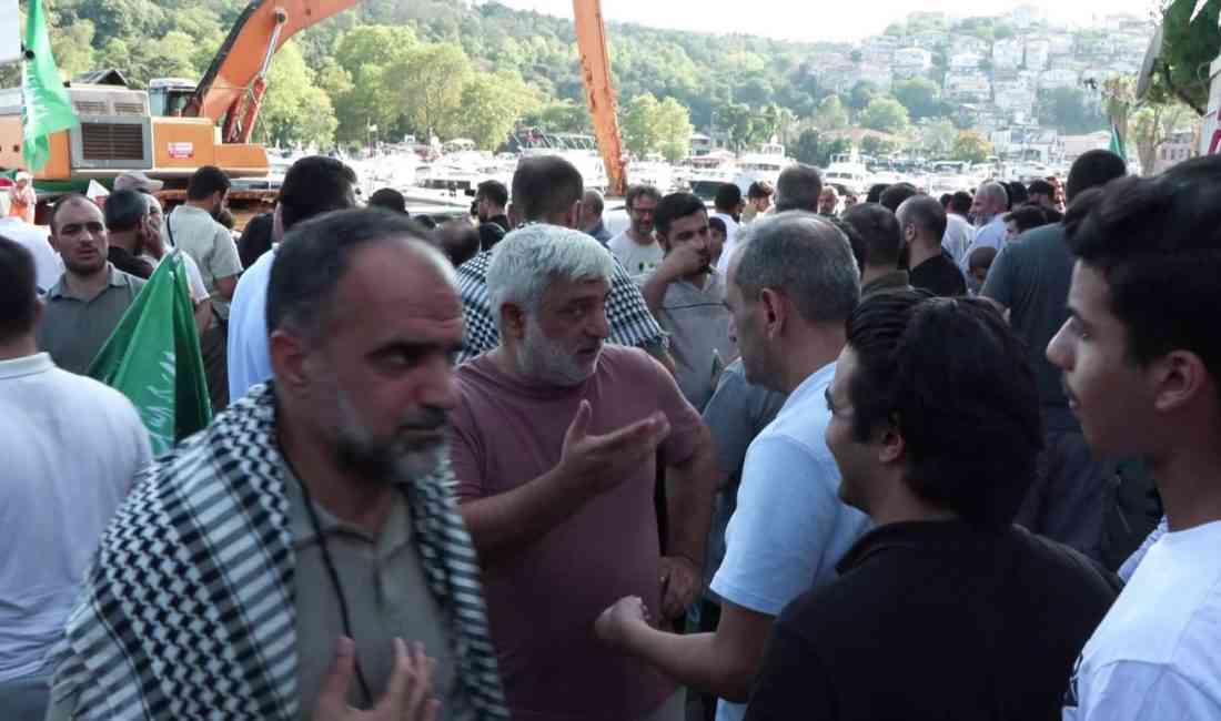 Protesto Yürüyüşü ABD Konsolosluğu’na Yapıldıİslami Dayanışma Platformu, İsrail’in Gazze’deki saldırılarına