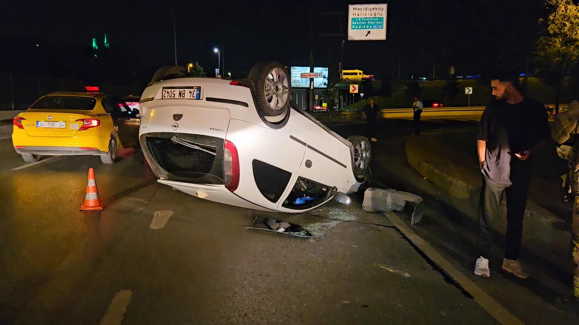 İstanbul, Şişli‘de meydana gelen kazada, Piyalepaşa Bulvarı‘nda bir araç, 34