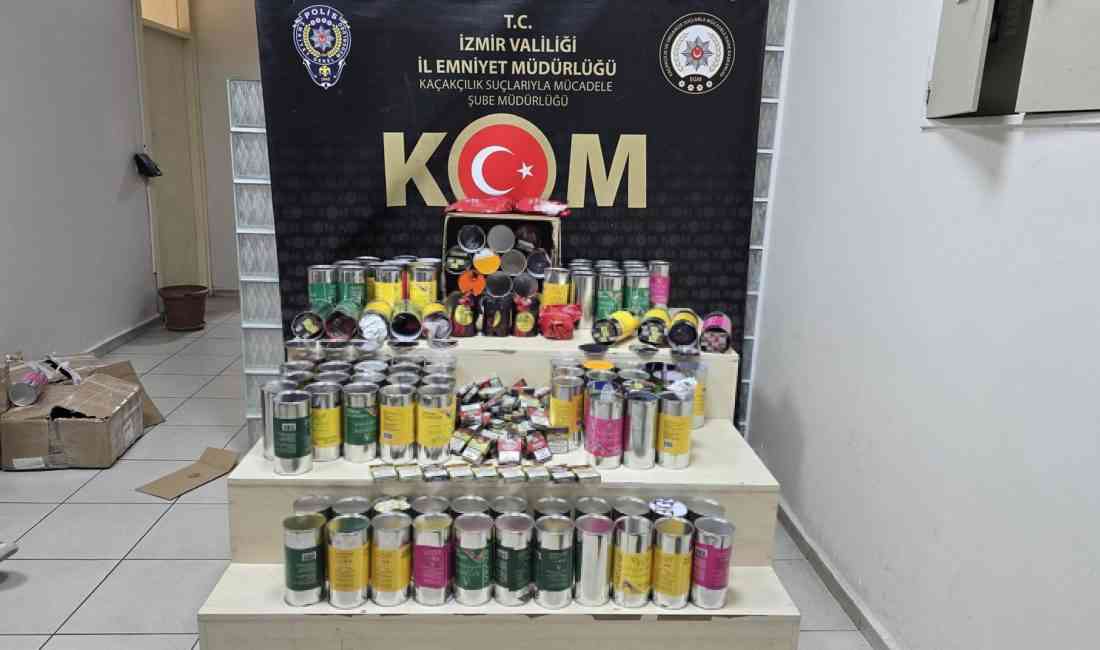 İzmir’de, son 1 haftada düzenlenen 16 ayrı kaçakçılık operasyonunda, piyasa
