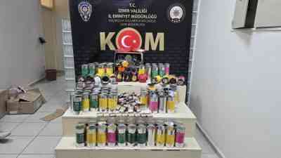İzmir’de, son 1 haftada düzenlenen 16 ayrı kaçakçılık operasyonunda, piyasa