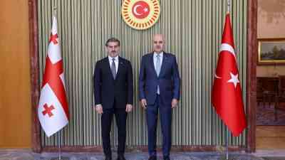 Türkiye Büyük Millet Meclisi (TBMM) Başkanı Numan Kurtulmuş, Gürcistan Cumhurbaşkanı
