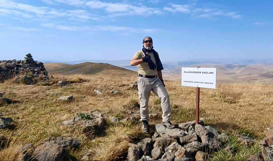Balıkesir’in Gelibolu ilçesinde “Erdek Cennet” olarak tanınan dağcı Abdulrazak Fidan,