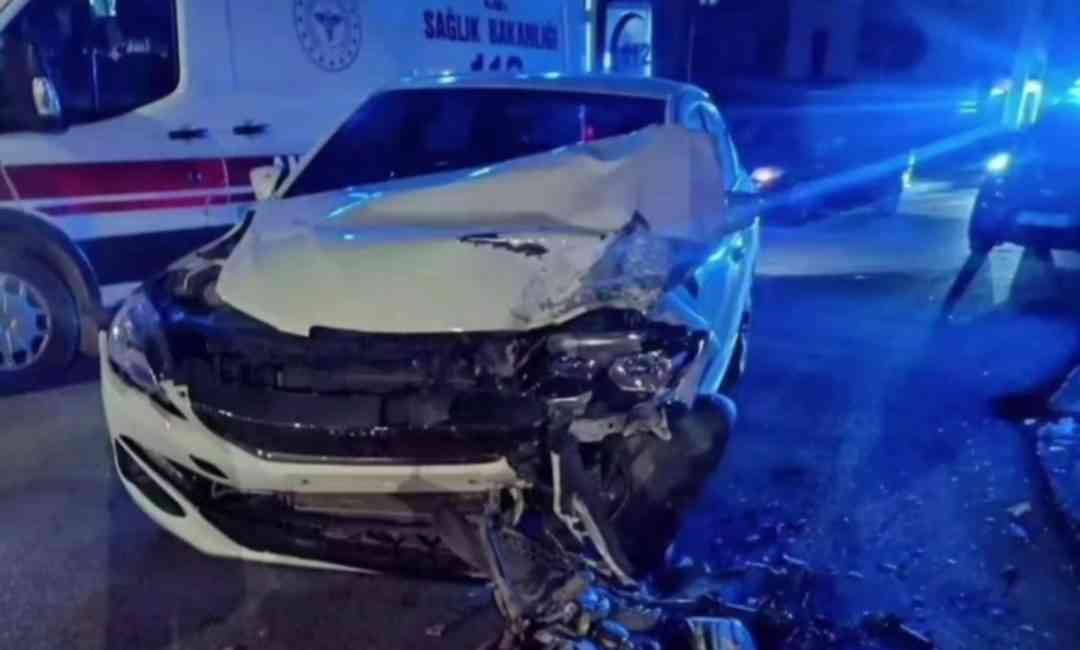 Mardin’in Kızıltepe ilçesinde motosikleti ile bir otomobille çarpışan Enes Göktaş