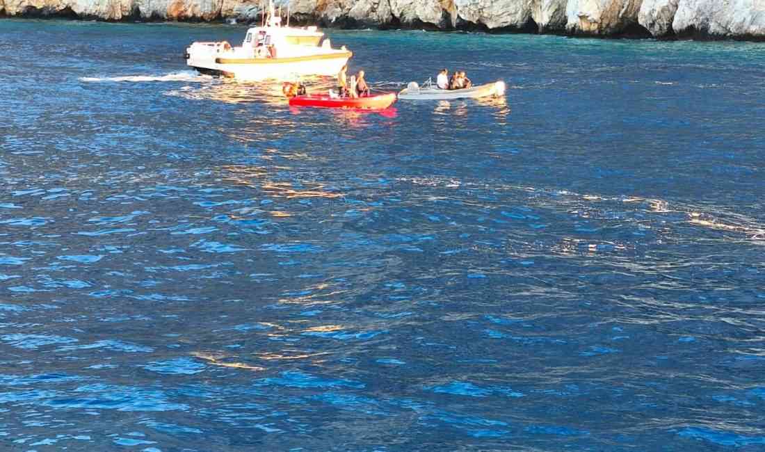 Muğla’nın Milas ilçesi açıklarında meydana gelen tekne kazasında kaybolan 2