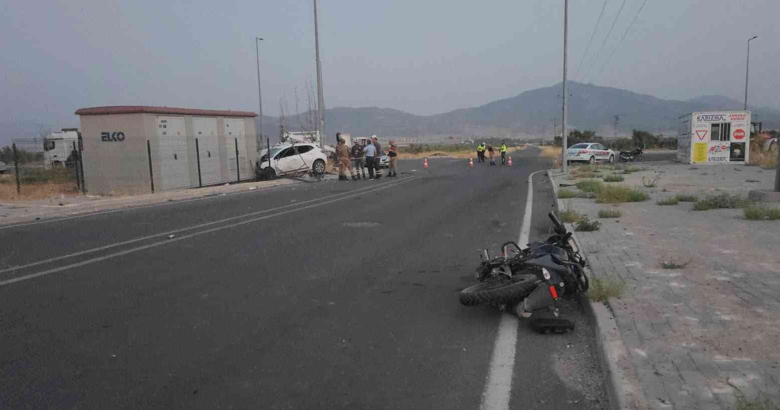 Gaziantep’in İslahiye ilçesinde, dün akşam saatlerinde meydana gelen trafik kazasında,