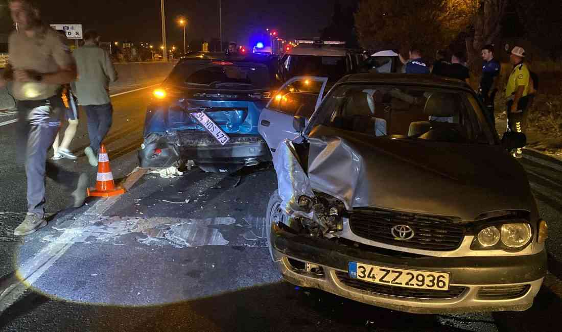 Kaçak Göçmen Taşıyan Sürücü, Trafikte Kazaya Neden OlduTekirdağ’ın Çorlu ilçesinde,
