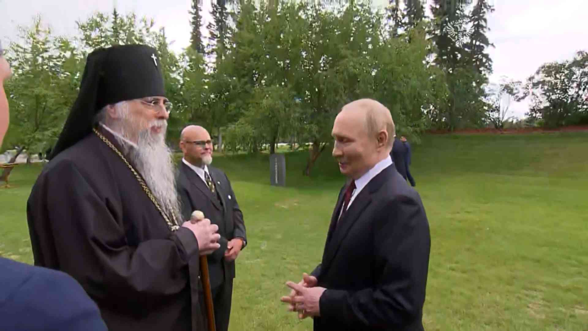  Rusya Devlet Başkanı Vladimir Putin, ABD Başkanı Donald Trump ile