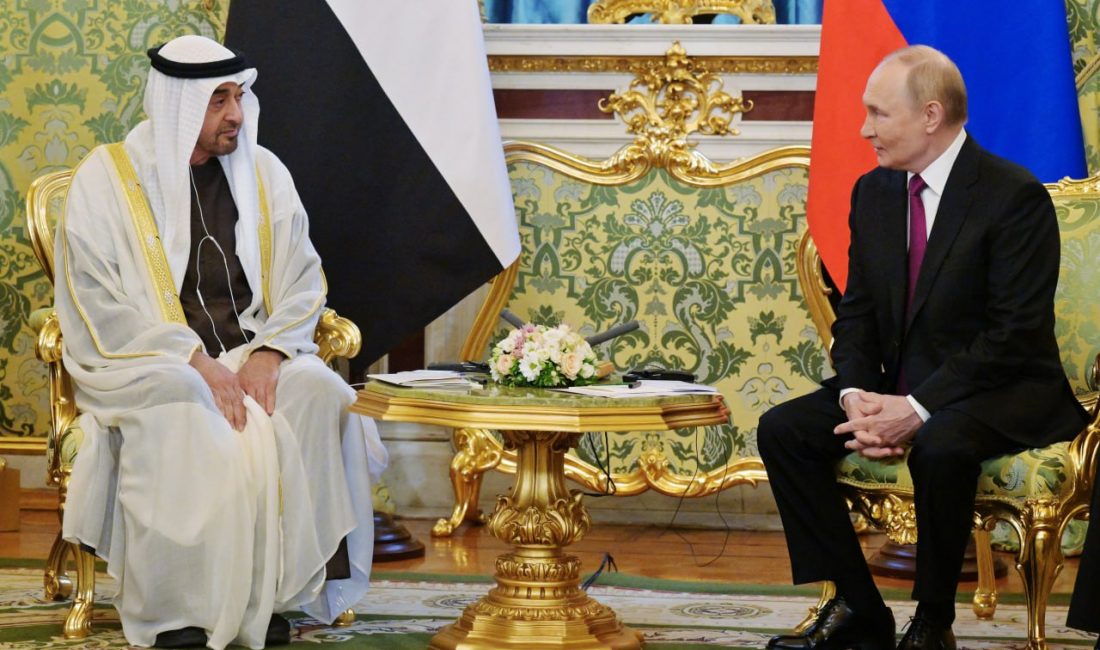 Rusya Devlet Başkanı Vladimir Putin, Birleşik Arap Emirlikleri (BAE) Devlet