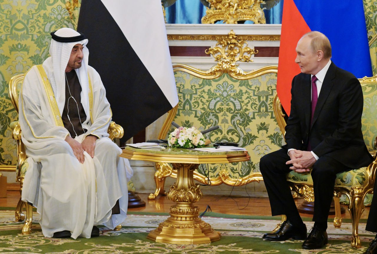 Rusya Devlet Başkanı Vladimir Putin, Birleşik Arap Emirlikleri (BAE) Devlet