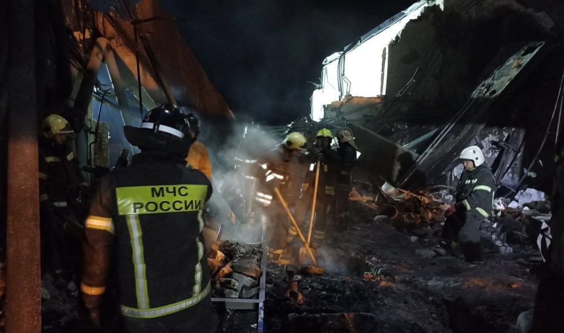 Rusya’nın Ryazan bölgesindeki ‘Elastik’ barut fabrikasında 15 Ağustos’ta meydana gelen