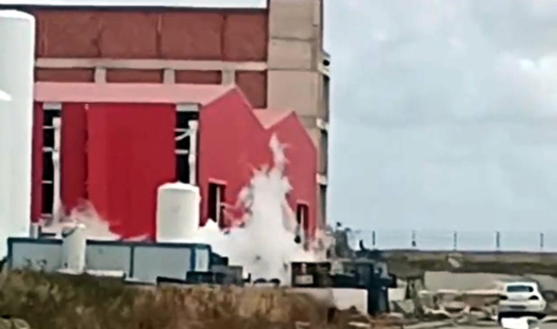 Ergene İlçesinde Gaz Tankı PatladıTekirdağ’ın Ergene ilçesinde, anestezi gazı üreten