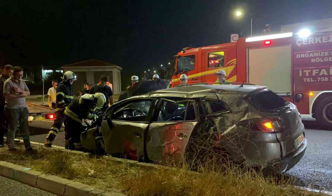 Tekirdağ’ın Çerkezköy ilçesinde meydana gelen trafik kazasında 16 yaşındaki Nisa