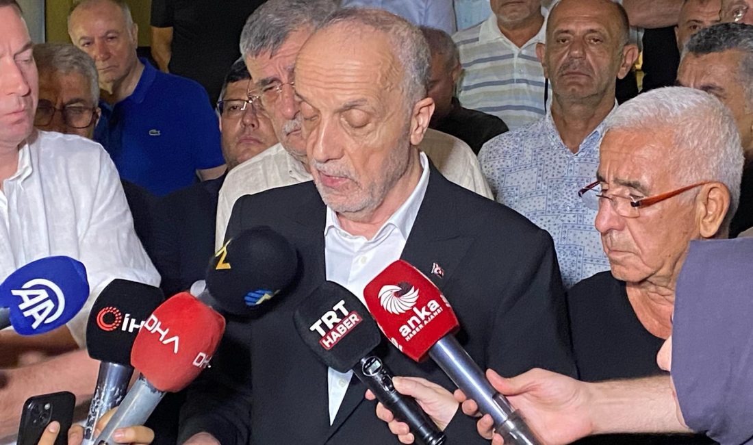 Ergün Atalay Teklif Detaylarını Açıkladı: Son Karar Cumartesi Günü Verilecek Külliye Toplantısı Sonrası Sendika Yöneticileriyle GörüştüTÜRK-İŞ Genel Başkanı Ergün Atalay,