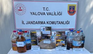 Yalova İl Jandarma Komutanlığı, vatandaşların sağlığını tehlikeye atan yasa dışı
