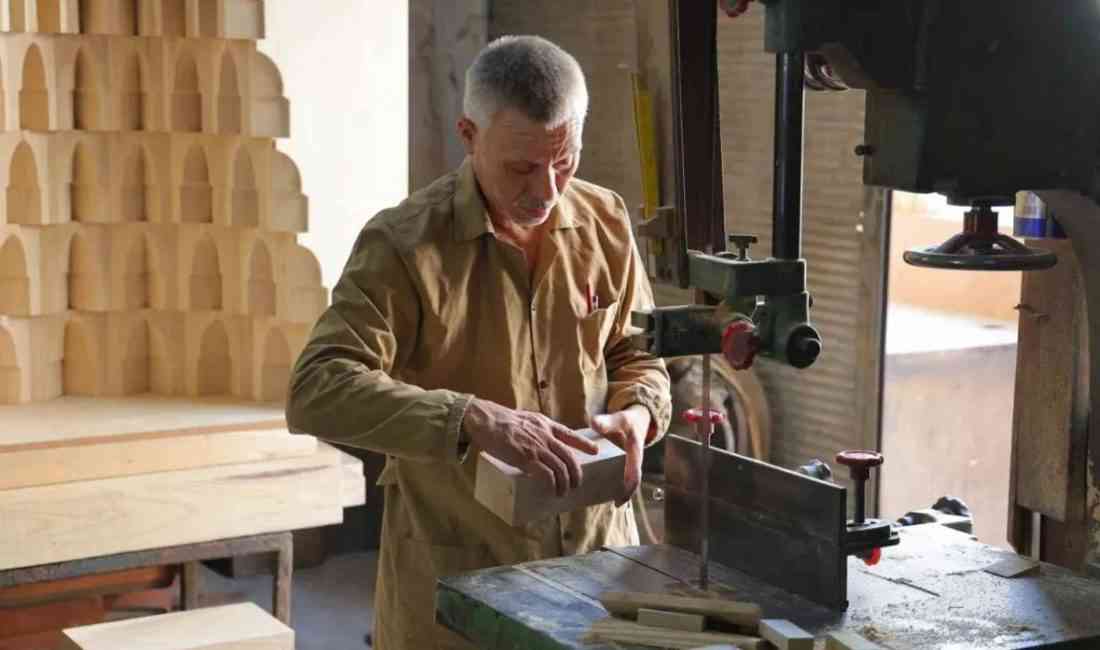 KAHRAMANMARAŞ / TEKHA Kahramanmaraş’ta yaşayan Halil Maraşlıoğlu, asırlık Türk-İslam sanatlarından