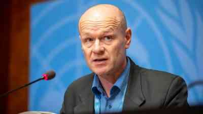 &nbsp; Birleşmiş Milletler (BM) İnsani İşler Koordinasyon Ofisi (UNOCHA) Sözcüsü